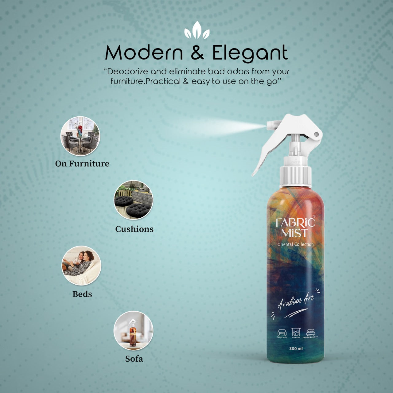 Fabric Spray Arabian Art